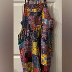 Colorful Patchwork Jumpsuit Red Size M Photo 0