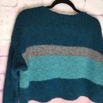 Lou & grey  FOR LOFT COLORBLOCK WOOL ALPACA CHENILLE SIDE SPLIT TUNIC SWEATER S Photo 7