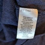 Caslon Nordstrom Cardigan Sweater Womens XL Linen Navy Blue Tan Boyfriend NWT Photo 2