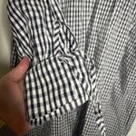 Kowtow Juno Dress Black and White Gingham Check Oversized shirt dress XS Photo 6