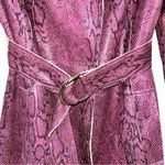 Urban Outfitters Belted Snakeskin Trench Coat Photo 10