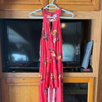 No Boundaries  Floral Red Maxi Dress size M Photo 6