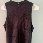 ASTR Aster the label Black Lace Sleeveless shift mini Dress size large Photo 4