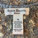 Susan Bristol  1X Boucle Cardigan Wool‎ Blend Alpaca Mohair Cozy Textured Knit Photo 2