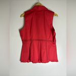 Loft  outlet‎ sleeveless Collar Button Down Lace Detail Pink CP0363 Photo 1