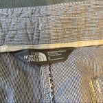 The North Face  Blue White Stripe Wander Free Pants EUC Size 6 Photo 6