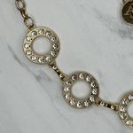 Adrienne Vittadini Gold Rhinestone Chain Link Belt One Size (OS) ✨ Photo 9