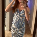 faeriesty blue and white prom dress Photo 1