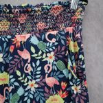 secret treasures  Blue Floral Wide Leg Boho Pull On Trousers Pant XL Extra Large Photo 6