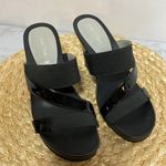 Calvin Klein  black wedge sandals size 7 Photo 0
