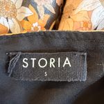 Storia  NWOT Warm Multi-Color Floral Baby Doll Mini Dress Photo 4