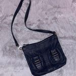 💙💖 Navy leather Tignanello crossbody Blue Photo 0