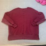 Aerie  Maroon Crewneck Oversized Photo 2