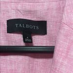 Talbots Pink Blazer with Notched Lapels and Relaxed Fit Excellent Condition Photo 1