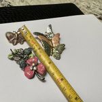 Lot Of 3 Pretty Butterfly Insect Brooch Pins Photo 7