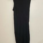 EXPRESS High Low Side Knot Midi Dress, Black, Size XS, NWT Photo 1