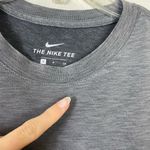 Nike Drifit Women’s Grey Metallic Pink Swoosh Tshirt Size S Photo 4
