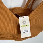 Aerie Women's Size XS Ribbed Sports Bra Medium Support Yoga Gym NWT Photo 1