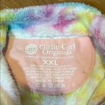 Vibrant Pink and Yellow Hoodie Sweatshirt Sherpa 1/4 zip new size XXL Photo 3