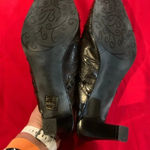 Brighton Rubens Bronze Patent Croc Leather Mules 10 Photo 6