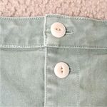 Madewell  Denim Emmett Mint Sage Skirt, size 26 Photo 3