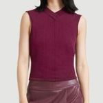 Modern Citizen  Burgundy V-Neck Blouse Size X-Large NWOT Photo 1