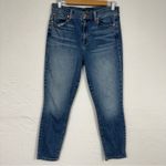 Level 99 Blue High Rise Skinny Jeans Women 8 Classic Fall Casual Denim Anthro Photo 4
