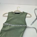 LIONESS  Military Minds Drawstring Mini Dress Sage Green Womens SZ Small Stretch‎ Photo 6