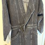 ÉTICA Liv Asymmetric Denim Black Jumpsuit | S Photo 5