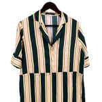 Scotch & Soda  Striped Shirt Dress Short Sleeve Multicolor Size L Photo 1