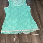 Maurice's Women’s Teal Floral Tank Top Size Large Photo 8