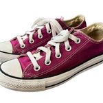 Converse All Star Chuck Taylor low top sneakers shoes burgundy women size 6 Photo 0