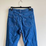 ASOS FARLEIGH High Waisted Slim Mom Jeans Distressed Raw Hem In Mid Wash 28/30 Photo 4