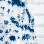 Lucky Brand  Women's Tank Top Blue Tie Dye Ruffle‎ Sleeveless Summer Size Small Photo 11