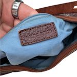 Sundance  Chocolate‎ Brown Distressed Pebbled Leather Hobo Shoulder Bag Photo 5