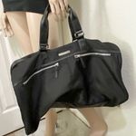 Versace Parfums Black Weekender Overnight Lightweight Duffle Bag Photo 0