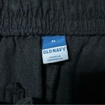 Old Navy  High Rise Linen Blend Wide Leg Pants Black Jack Size Medium Photo 4