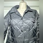 Magaschoni NWT Black  Puffer Button Up Women’s Quilted Winter Jacket Coat Size S Photo 2