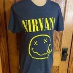 Nirvana Vtg Y2K Happy Face Graphic T shirt Photo 4