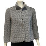 Calvin Klein Black and White Blazer Women's Size 4 Photo 0