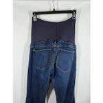 Gap Maternity long and lean dark wash jean size 29/8R Photo 6