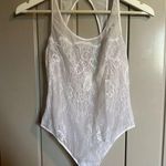 Jezebel NWOT  white lace bodysuit size small Photo 0
