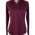 Under Armour Small Loose Fit Pullover Jacket Long Sleeve Thumbholes Snaps Womens Photo 0