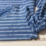 Silverwear Women's Blue Striped Long Sleeve Sweater Size M Tunic Scoop Neck Size M Photo 5