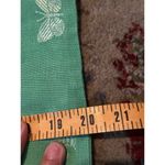 Talbots  Trish Linen Green Butterfly V-Neck Crop Top Size 4 Petite Photo 5