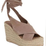 Marc Fisher LTD Andira Brown Tan Suede Platform
Wedge Sandals Photo 0