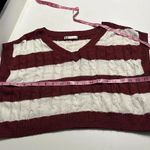 SO Sweater vest small oversized knit pull over sweater layering preppy equestrian Photo 3