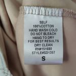 Storia  Lace Up White/Cream Dress NEW S White Party Coquette Girl Tomato Girl Photo 5