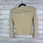 Madewell  Linen Blend Cardigan Tan Size XS Photo 2