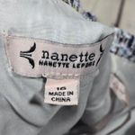 Nanette Lepore ‎ Sheath Dress Size 16 Ice Denim Multi Tweed Back Zip Short Sleeve Photo 5